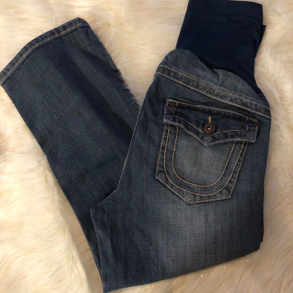A Pea In The Pod Maternity Capris Jeans Size Small